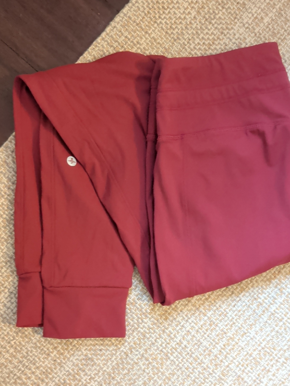 HALARA Burgundy High-Rise Performance Leggings